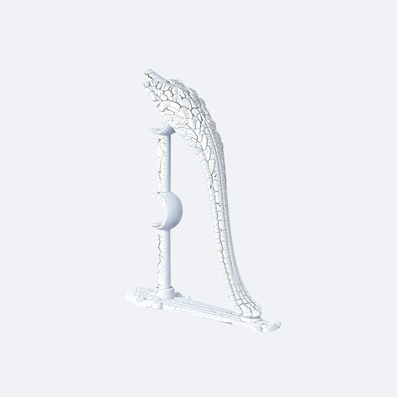 28mm Resin Ball Luxury Curtain Rod Finials Customized Curtain Rod Set Double Bracket